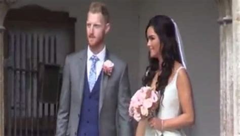 England All Rounder Ben Stokes Marries Fiancee Clare Ratcliffe Video Cricket News Zee News