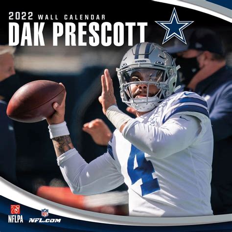 Dak Prescott 2022 Wall Calendars | Sports-Calendars.com