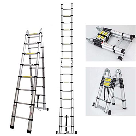 Buy Bowoshen Telescopic Ladder Ft A Frame Folding Extension