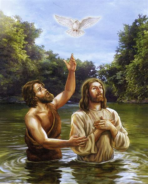 Baptism Of Jesus T Catholic Picture Print Etsy