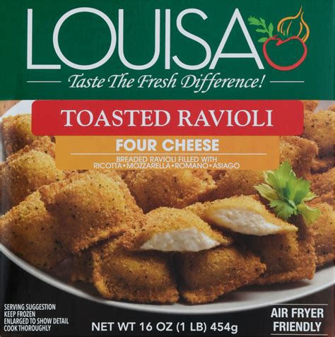 Louisa Four Cheese Toasted Ravioli Hy Vee Aisles Online Grocery Shopping