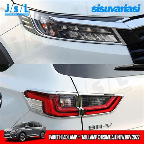 Jual Paket Garnis Lampu Depan Belakang All New Brv Up Jsl Chrome