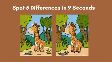 Spot The Difference Can You Spot 5 Differences Between The Two