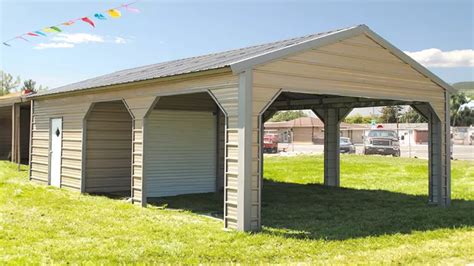 18x30x7 A Frame Two Car Carport Get Carports