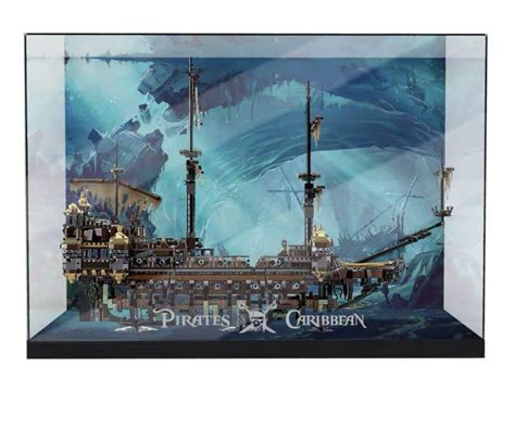 Acyclic Display Case For LEGO 71042 Pirates Of Caribbean Silent Mary