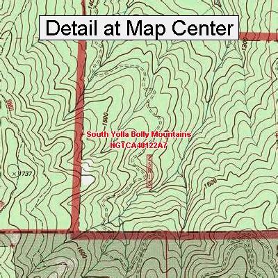 Amazon USGS Topographic Quadrangle Map South Yolla Bolly