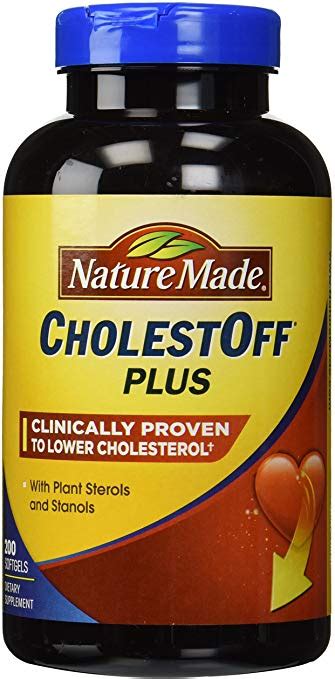 Nature Made Cholestoff Plus 900 Mg Plant Sterols Stanols 200 Softgels Each Pack