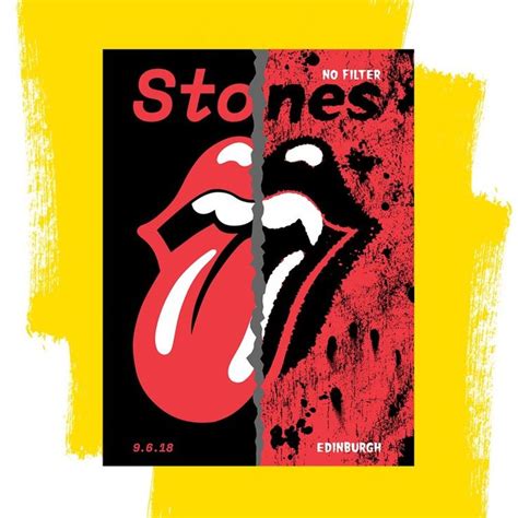 Edinburgh Official Poster The Official Rolling Stones App Rolling Stones Rolling Stones