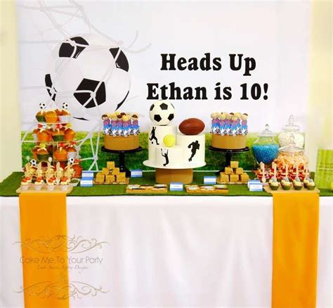 All Sports Party Birthday Party Ideas Photo 1 Of 22 Birthday