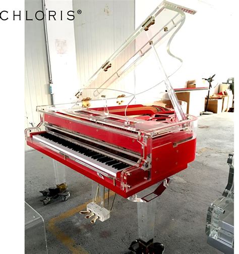 Cheap Red Transparent Acrylic Crystal Grand Piano Price Hg A Grand