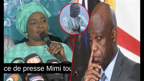 Mimi Touré réagit après la plainte de Mansour Faye j espère que dégue