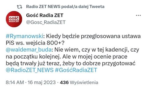 Michał Protaziuk on Twitter No to się robi lekki chaos z tym 800 plus