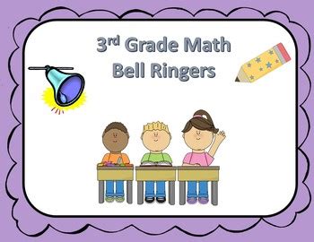 Math Bell Ringers (3rd Grade) by The Striped Apple | TpT