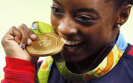 United States Simone Biles Gold Medal Editorial Stock Photo - Stock ...