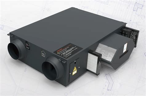 350m3 H Mia High Efficient Recuperator Hrv Erv Ceiling Mounted Heat Recovery Ventilation System