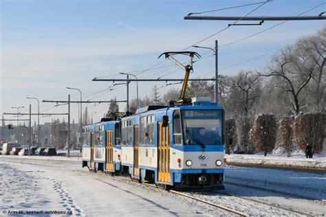 Fotografie ČKD DS T6A5 1113 Dopravní podnik Ostrava ČKD DS T6A5 1117