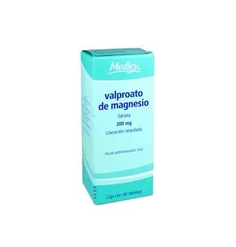 VALPROATO DE MAGNESIO 200 MG CON 40 TABLETAS