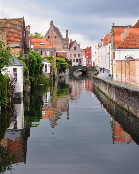 Bruges Photography, Bruges Canal Reflections, Europe Photography, Medieval Architecture, Bruges ...