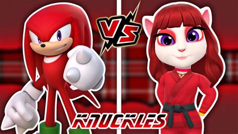 My Talking Angela 2 ️‍🔥 Angela Vs Knuckles 🦔 ️ Cosplay Makeover 💄 Youtube