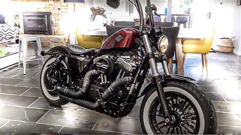 Riding Her Custom 48 Harley Davidson For The First Time Youtube