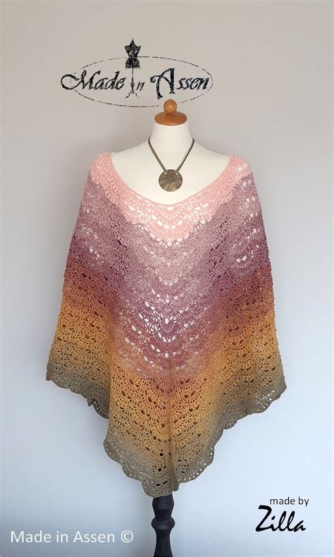 Morning Glow Poncho Poncho S Crochet Haken Made In Assen