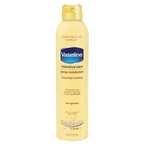 Buy Vaseline Intensive Care Essential Healing Spray Moisturizer 6.5OZ ...