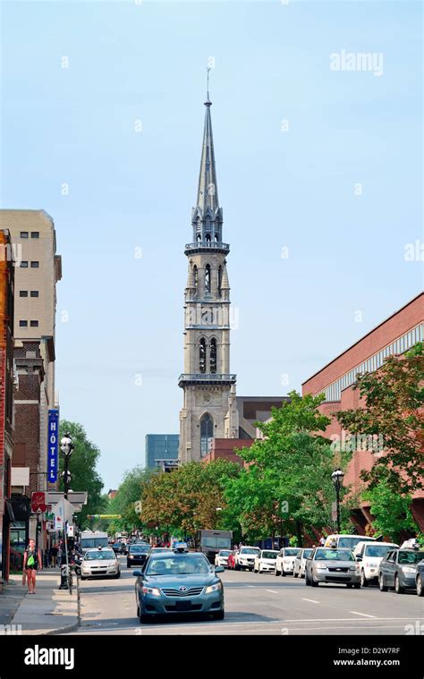 City street view with busy traffic Stock Photo - Alamy