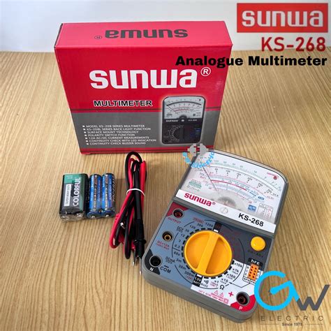 Sunwa Ks 268 Analogue Multimeter Lazada