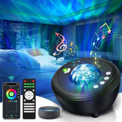 Projecteur Ciel Etoilé LED Starry Aurora 6 en 1 avec Télécommande avec