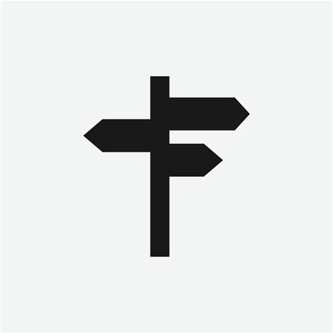 road direction sign vector isolated icon 2219583 Vector Art at Vecteezy