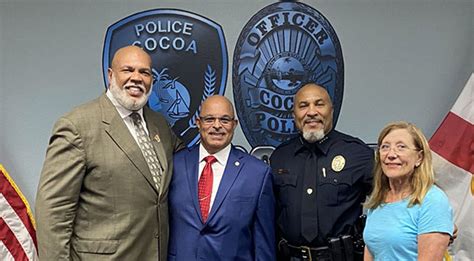 Watch Cocoa Police Chief Evander Collier Iv Swears In New Police