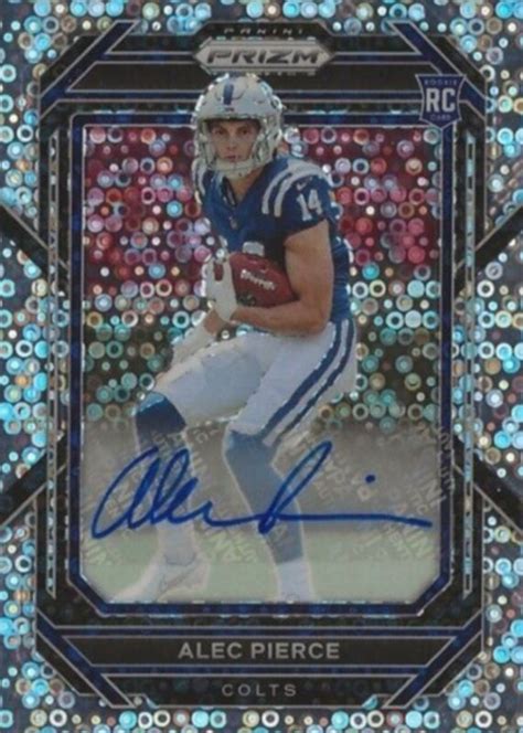 Alec Pierce Prizm Rookie Autographs No Huddle Price Guide