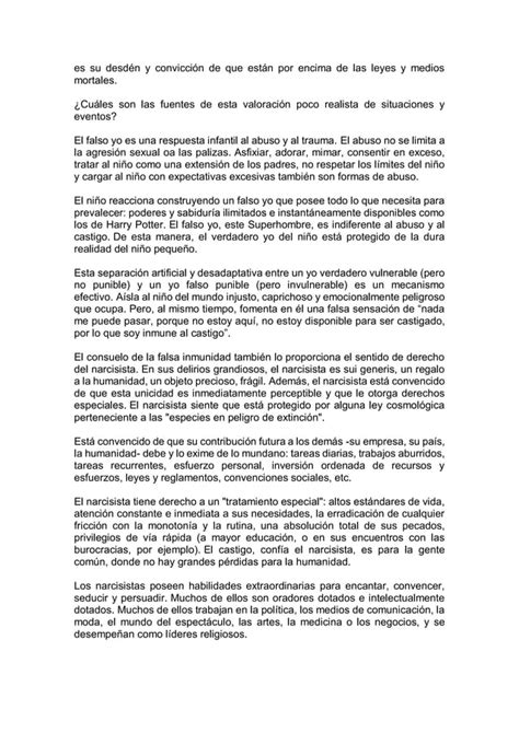 Narcisismo En La Sala De Juntas 1 Pdf