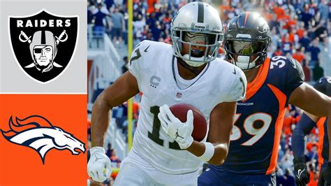 Raiders Vs Broncos L Week 5 2024 Season Madden 25 Rosters L 4k Madden