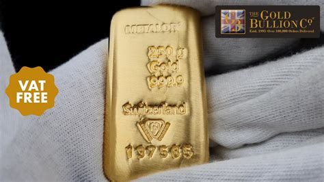 G Metalor Gold Cast Bar I Buy Now Youtube