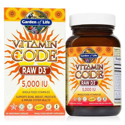 Garden Of Life Vitam N D Raw Vitamin Code Iu Kapsl