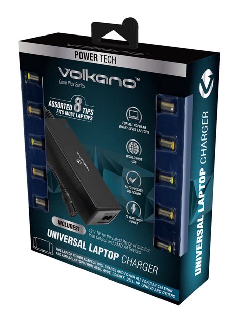 Volkano Omni Series Universal Laptop Charger Waltons