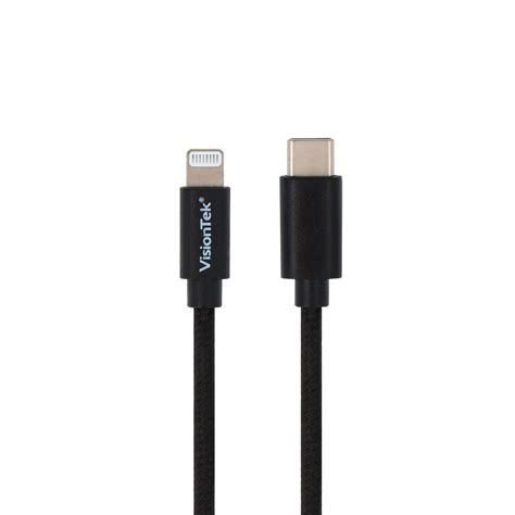 USB C to Lightning 1 Meter Cable (M/M) – VisionTek.com