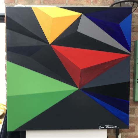 Pin Van Leonard Batenburg Op Geometric In 2024 Kunstwerk