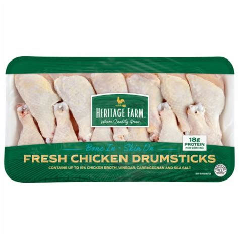 Heritage Farm Bone In Fresh Chicken Drumsticks 1 Ct Kroger