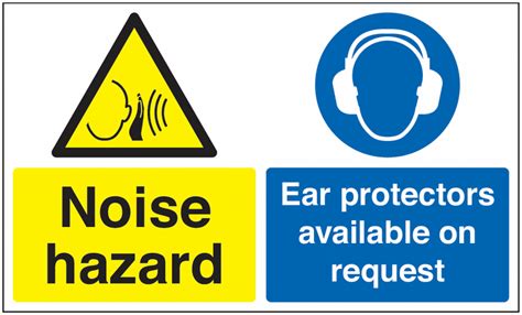 Noise Hazardear Protectors Available On Request Signs Seton