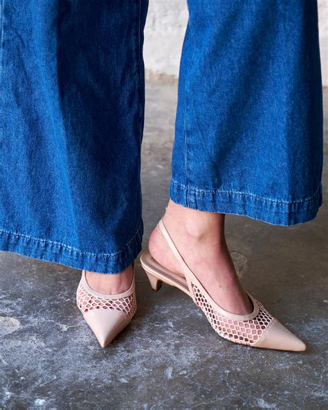 Mean Nude Rugan Topuklu Ayakkabi