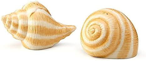 Amazon Lenox Seashell Salt And Pepper Shaker Set Home Kitchen