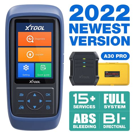 Buy XTOOL A30 Pro Bi Directional Scan Tool 2022 Version OBD2 Scanner