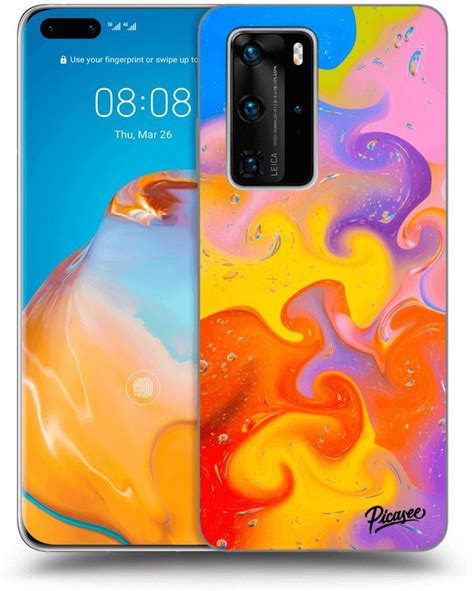 Picasee Silikonowe Prze Roczyste Etui Na Huawei P Pro Bubbles Etui