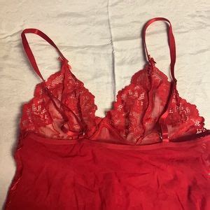 Intimates Sleepwear Red Lace Lingerie Poshmark