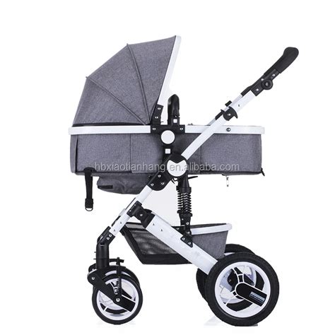 Baby Stroller 3 In 1 With Aluminum Alloy Frame Folding Baby Pram