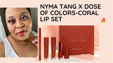 NYMA TANG X DOSE OF COLORS UNDERSTOOD THE ASSIGNMENT CORAL LIP