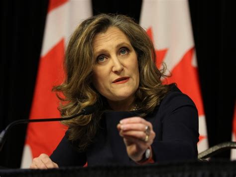 Freeland Delivers An Equal Mix Of Bad Economics And Bad Politics National Post