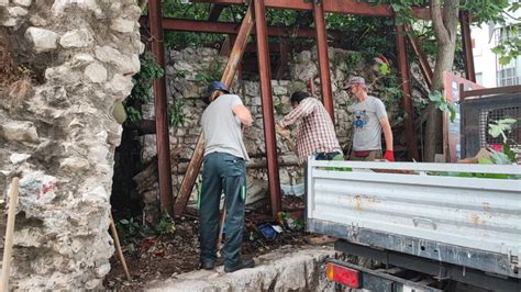 Nastavak Aktivnosti Na Restauraciji Rimskog Luka Arheolo Ka